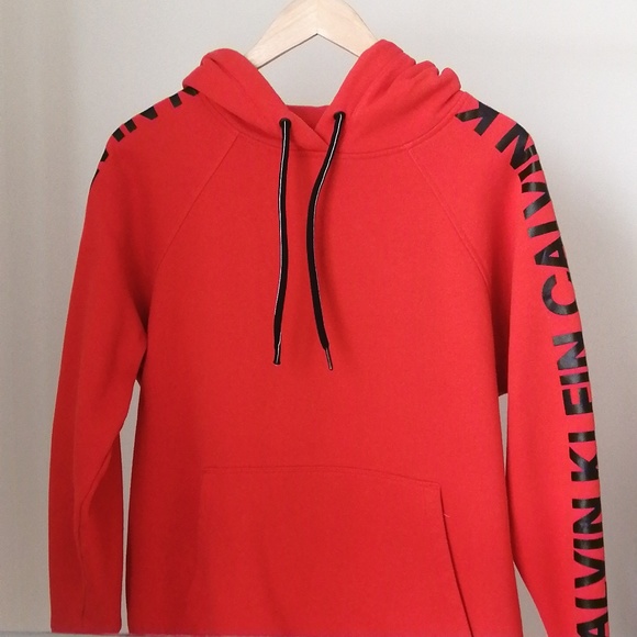 Calvin Klein Performance™ Red Hoodie - Picture 1 of 7